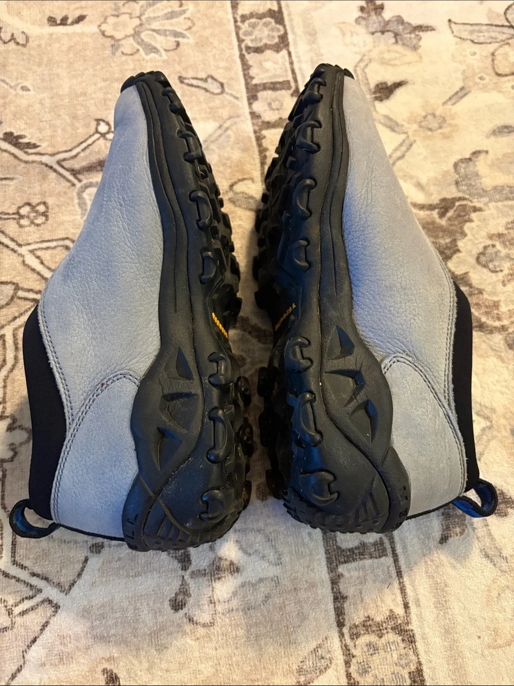 Merrell Men's Slip-On Rain Snow Shoe in Light grayish Blue and Black